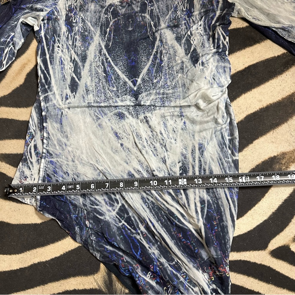 McQ ALEXANDER MCQUEEN NWOT Asymmetrical Shoulder Zipper Top🌸 - Picture 7 of 14